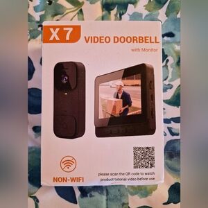 Video Doorbell & Monitor Set - BNIB!